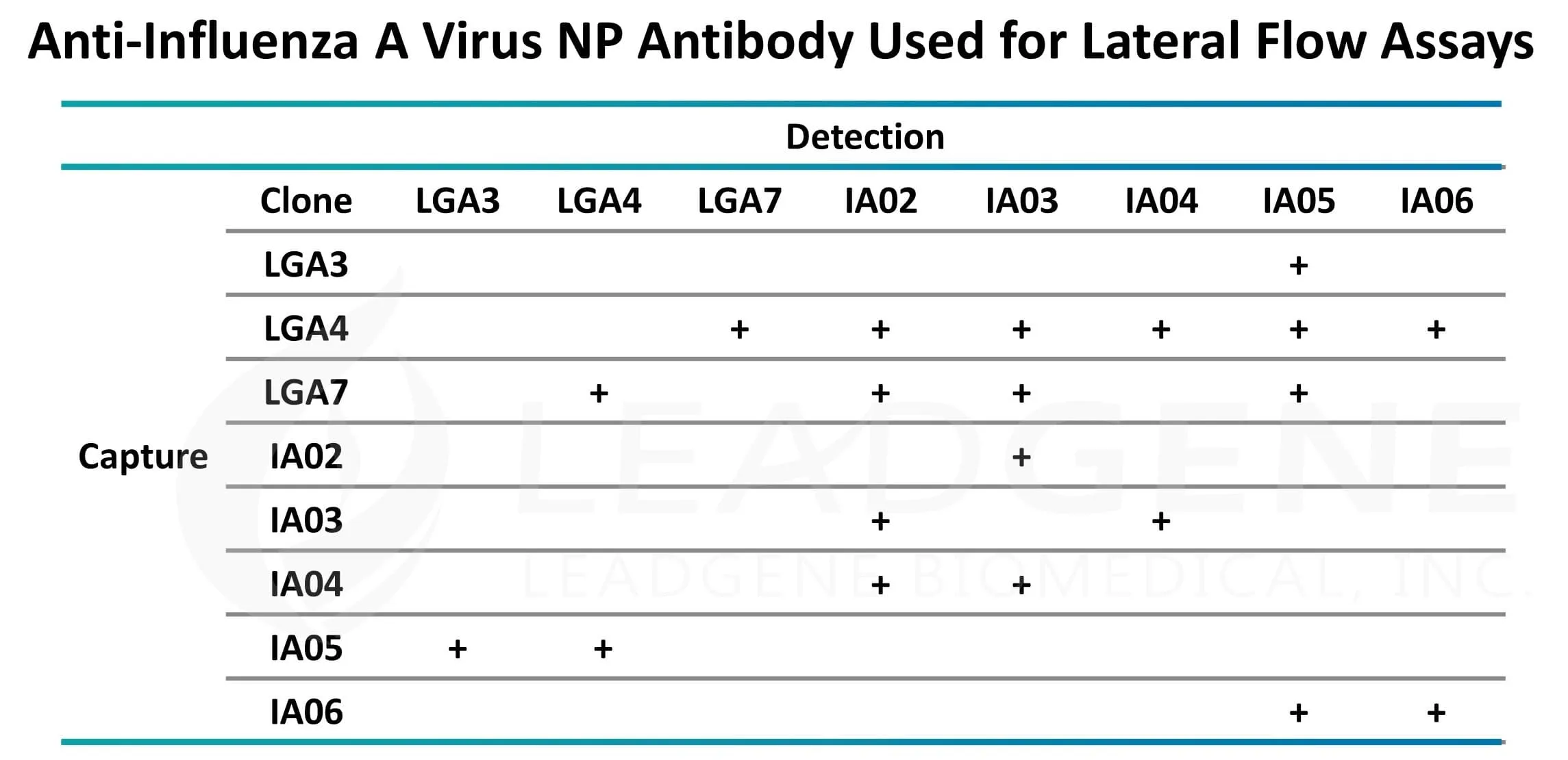 Anti-Influenza A Virus NP Antibody Used for Lateral Flow Assays