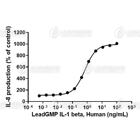LeadGMP® Human IL-1 Beta Protein, His Tag, E. coli
