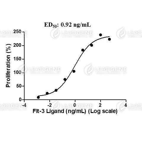 Human Flt-3 Ligand, His Tag, E. coli