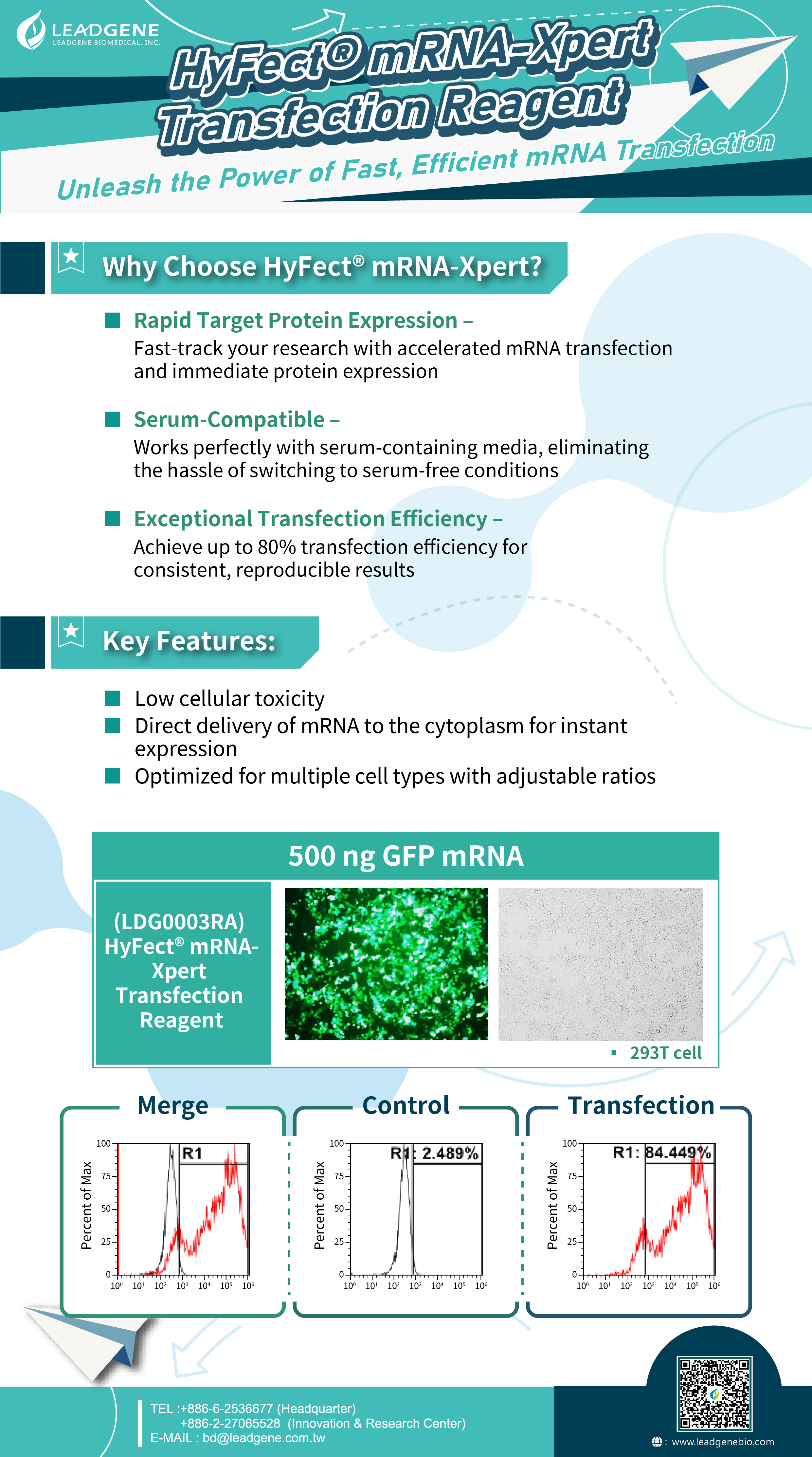 HyFect® mRNA-Xpert Transfection Reagent
