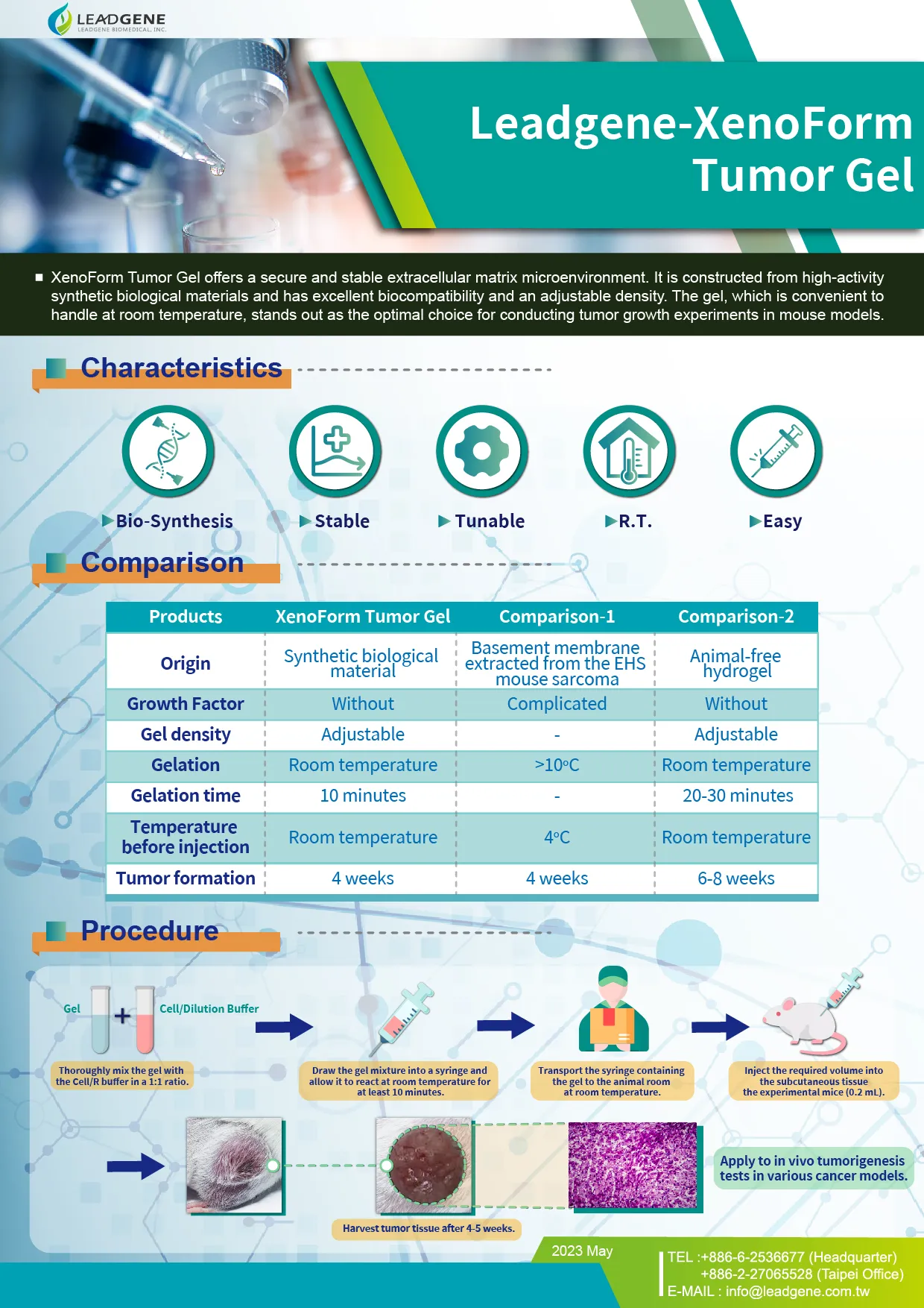 XenoForm Tumor Gel